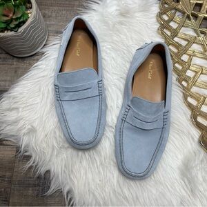 Oliver Cabell Blue Glacier Driver Loafer Shoes